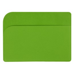 Картхолдер для 3-пластиковых карт "Favor", зеленое яблоко
