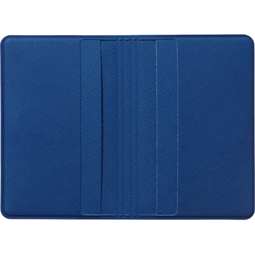 Футляр-книжка на 4-е карты с RFID "Favor", синий