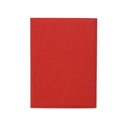 Обложка на магнитах для автодокументов и паспорта "Favor", красная/серая