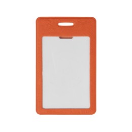 Вертикальный карман из экокожи для карты "Favor", оранжевый