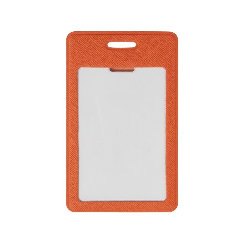 Вертикальный карман из экокожи для карты "Favor", оранжевый