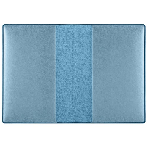 Классическая обложка для паспорта "Favor", голубая