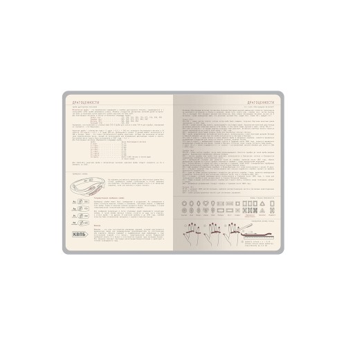 Ежедневник недатированный А5  "La Manche", красный