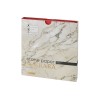 Еженедельник с каменной бумагой А5+ "Carrara", красный