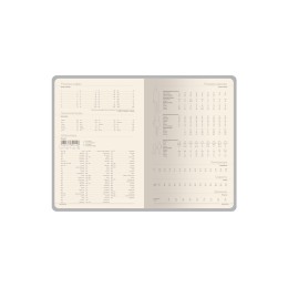 Ежедневник недатированный А5 "Megapolis Nappa", графитовый серый