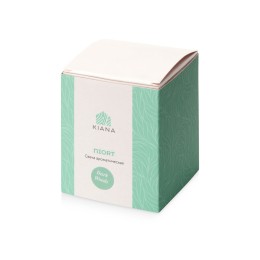 Свеча соевая ароматическая в стекле "Niort", черная