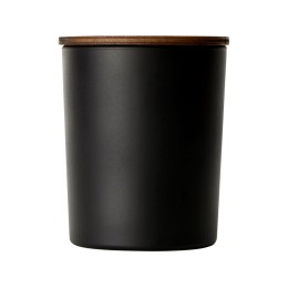 Свеча соевая ароматическая в стекле "Niort", черная