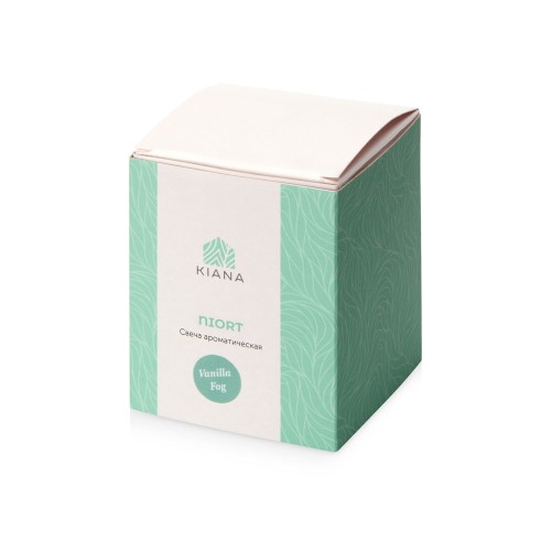 Свеча соевая ароматическая в стекле "Niort", бордовая