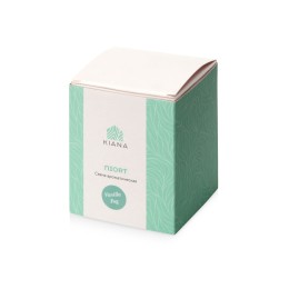 Свеча соевая ароматическая в стекле "Niort", синяя