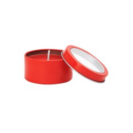 Ароматическая свеча FLAKE с запахом ванили, красный