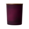 Свеча соевая ароматическая в стекле "Niort", бордовая (P)