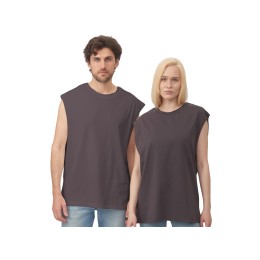 Майка оверсайз «Berlin», унисекс, темно-серый