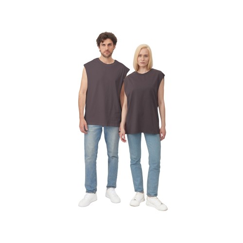 Майка оверсайз «Berlin», унисекс, темно-серый