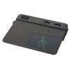 Многофункциональный коврик для мыши «Multi Pad» с беспроводной зарядкой и LCD экраном, 10 Вт, черный