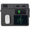 Многофункциональный коврик для мыши «Multi Pad» с беспроводной зарядкой и LCD экраном, 10 Вт, черный