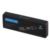 USB 2.0- флешка на 32 Гб c подсветкой логотипа «Hook LED», темно-серый, красная подсветка