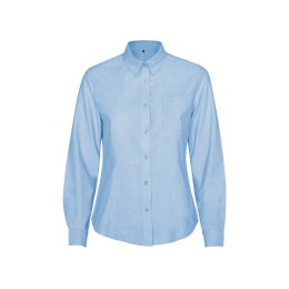Рубашка женская "Oxford", небесно-голубой