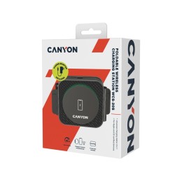 Беспроводное зарядное устройство 3 в 1 Canyon WS-305 (cns-wcs305), 15 Вт (Р)