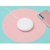 Беспроводное зарядное устройство со встроенным кабелем 2-в-1 "Disc", белый