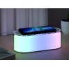 Ночник с беспроводной зарядкой и RGB подсветкой "Miracle", 15 Вт, белый