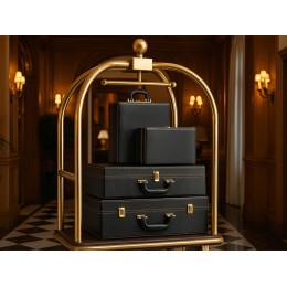 Дипломат подарочный, темно-коричневый