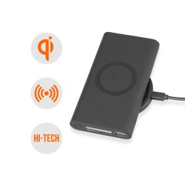 Портативный набор с беспроводным зарядным устройством (power bank) "Force", 8000 mAh