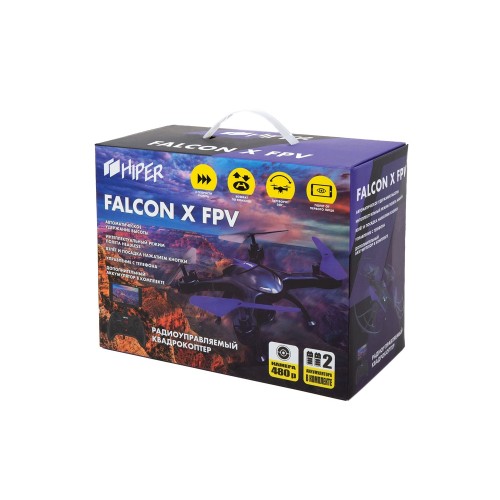 Радиоуправляемый квадрокоптер HIPER "FALCON X FPV"