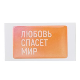 Стикер смоляной прямоугольник мини 1 шт, 3х5 см, пресет