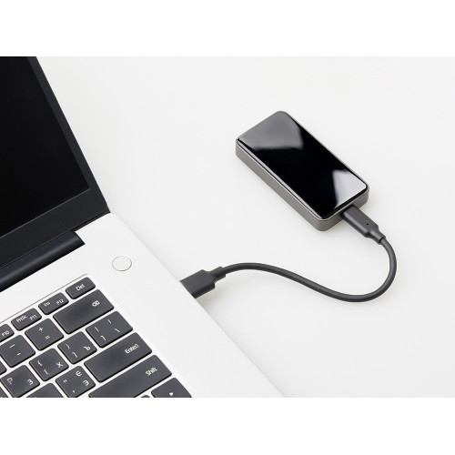 Внешний SSD диск с подсветкой гравировки  «Слэш», 256 ГБ