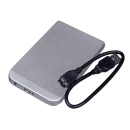 Внешний жесткий диск Saturn 1 Тб, серебристый