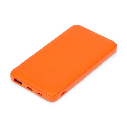 Подарочный набор с бутылкой для воды и повербанком С2, 10000 mAh, оранжевый