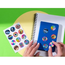 Сет объемных стикеров из эпоксидной смолы, А6