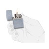 Зажигалка ZIPPO Classic с покрытием Street Chrome™, латунь/сталь, серебристая, матовая, 38x13x57 мм