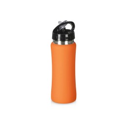 Бутылка для воды "Bottle C1", сталь, soft touch, 600 мл, оранжевый