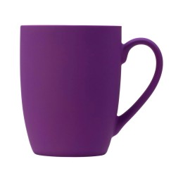 Кружка с покрытием soft-touch C1, фиолетовый