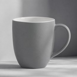 Кружка с покрытием soft-touch C1, серый