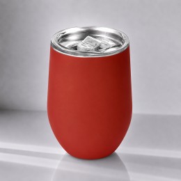 Термокружка "Vacuum mug C1", soft touch, 370мл, красный