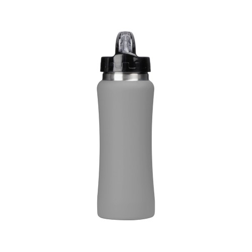 Бутылка для воды "Bottle C1", сталь, soft touch, 600 мл, серый