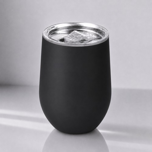 Термокружка "Vacuum mug C1", soft touch, 370мл, черный