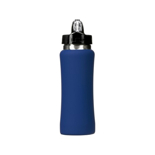 Бутылка для воды "Bottle C1", сталь, soft touch, 600 мл, темно-синий (Р)