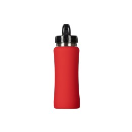 Бутылка для воды "Bottle C1", сталь, soft touch, 600 мл, красный