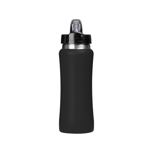 Бутылка для воды "Bottle C1", сталь, soft touch, 600 мл, черный