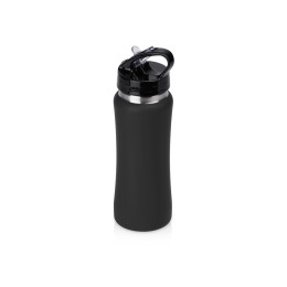 Бутылка для воды "Bottle C1", сталь, soft touch, 600 мл, черный