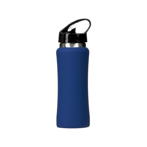 Бутылка для воды "Bottle C1", сталь, soft touch, 600 мл, темно-синий (Р)