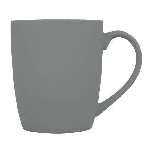 Кружка с покрытием soft-touch C1, серый (Р)