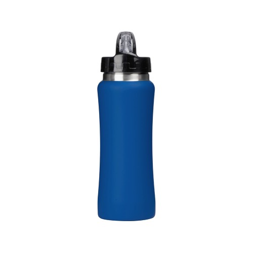 Бутылка для воды "Bottle C1", сталь, soft touch, 600 мл, синий