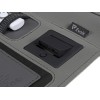 Органайзер с беспроводной зарядкой 5000 mAh "Powernote", темно-серый (P)