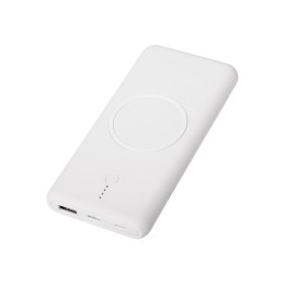 Внешний беспроводной аккумулятор c QC/PD "Reload", 10000 mAh, белый (Р)