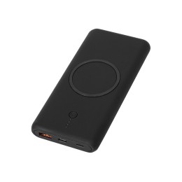 Внешний беспроводной аккумулятор c QC/PD "Reload", 10000 mAh, черный (Р)