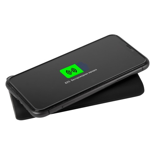 Внешний беспроводной аккумулятор c QC/PD "Reload", 10000 mAh, черный (Р)
